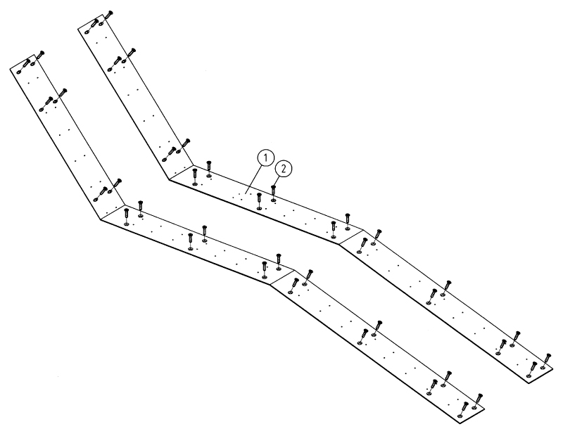 Схема Лицевые панели для аэромассажной лежанки Art. 8755020